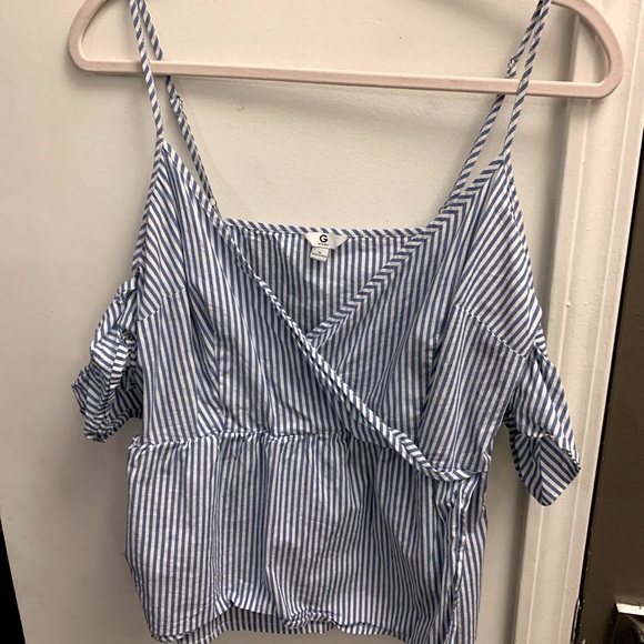 Straight Blouse with off the shoulder straps - Picture 1 of 2